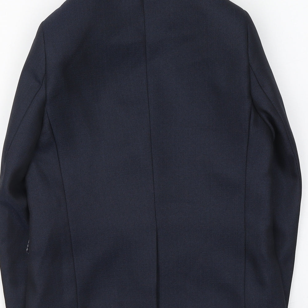 Cocktail Collection Boys Blue Jacket Blazer Size 4-5 Years Button