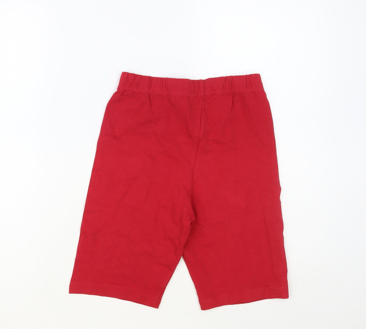 Lycra.com Womens Red Cotton Compression Shorts Size S L8 in Regular Pull On - Cycling Shorts