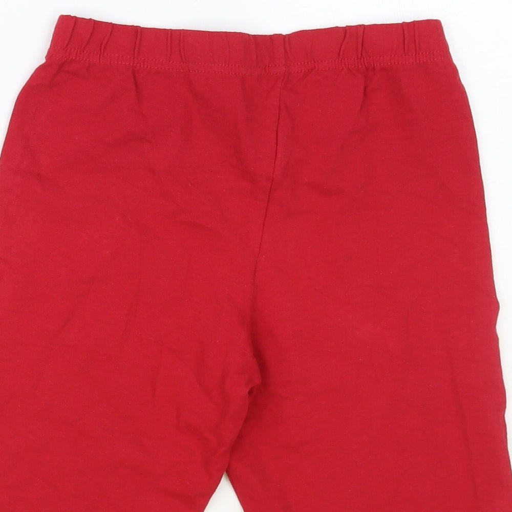 Lycra.com Womens Red Cotton Compression Shorts Size S L8 in Regular Pull On - Cycling Shorts