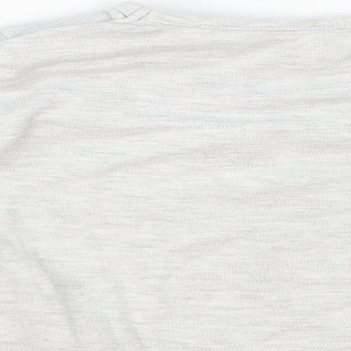 Primark Baby Grey Cotton Basic T-Shirt Size 12-18 Months Crew Neck Pullover - Cinderella