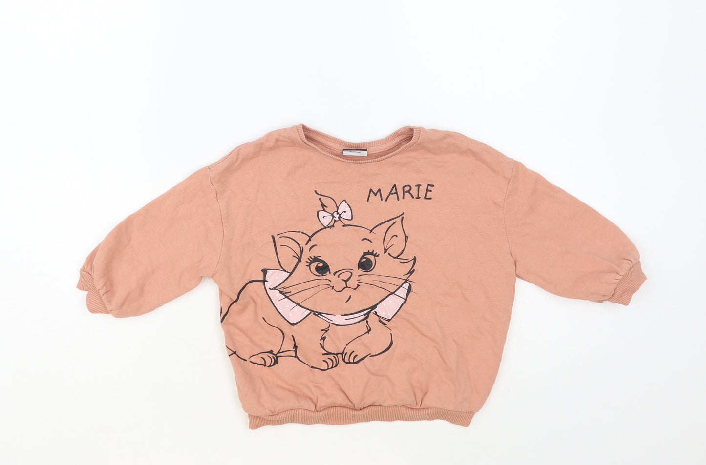 George Baby Pink Cotton Pullover Jumper Size 18-24 Months Pullover - Disney Aristocats