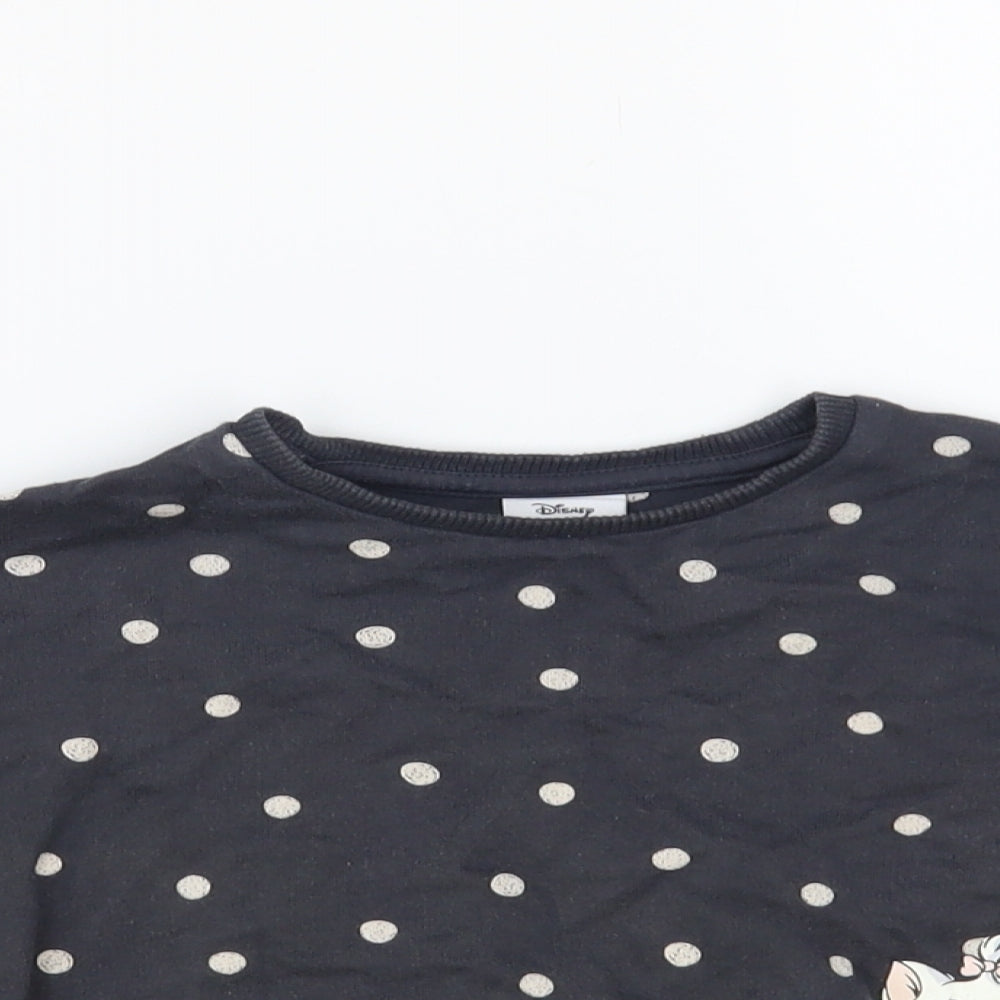 George Baby Blue Polka Dot Cotton Pullover Jumper Size 18-24 Months Pullover - Disney Aristocats