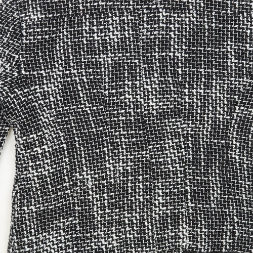 Sara Hogan Womens Black Jacket Blazer Size M Button