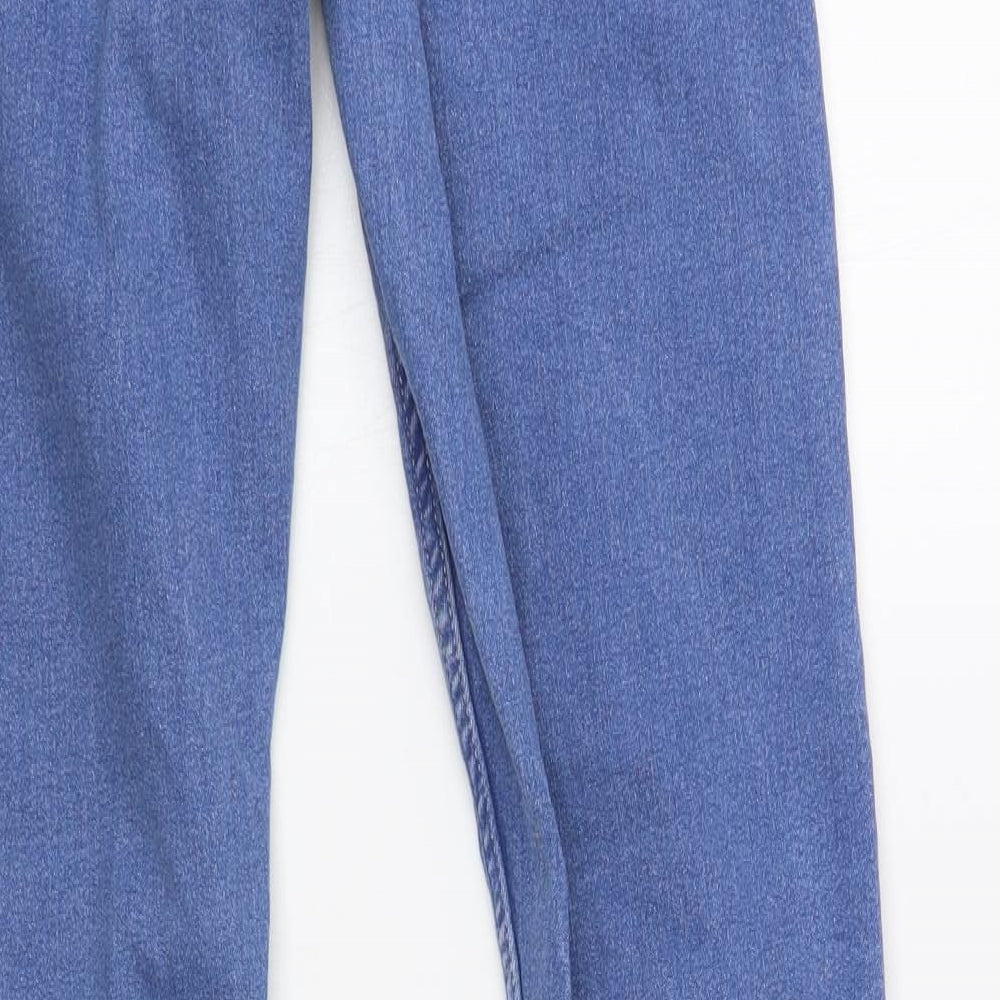ESMARA Womens Blue Cotton Skinny Jeans Size 10 L31 in Regular Button