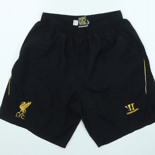 Warrior Mens Black Polyester Sweat Shorts Size L Regular - Liverpool FC