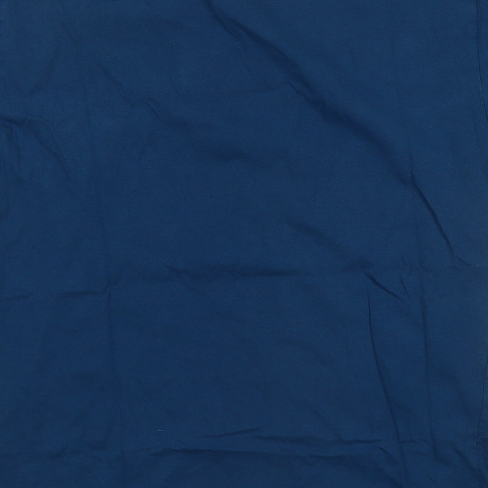 Craghoppers Mens Blue Cotton T-Shirt Size M Round Neck - Go Explore