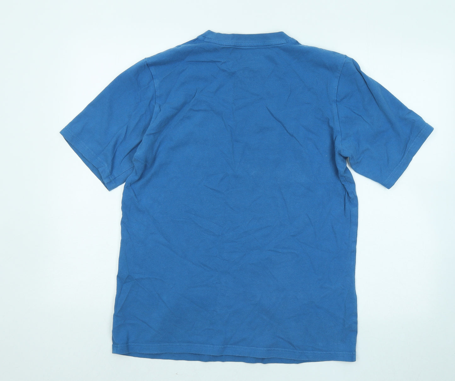 Berghaus Mens Blue Cotton T-Shirt Size L Round Neck
