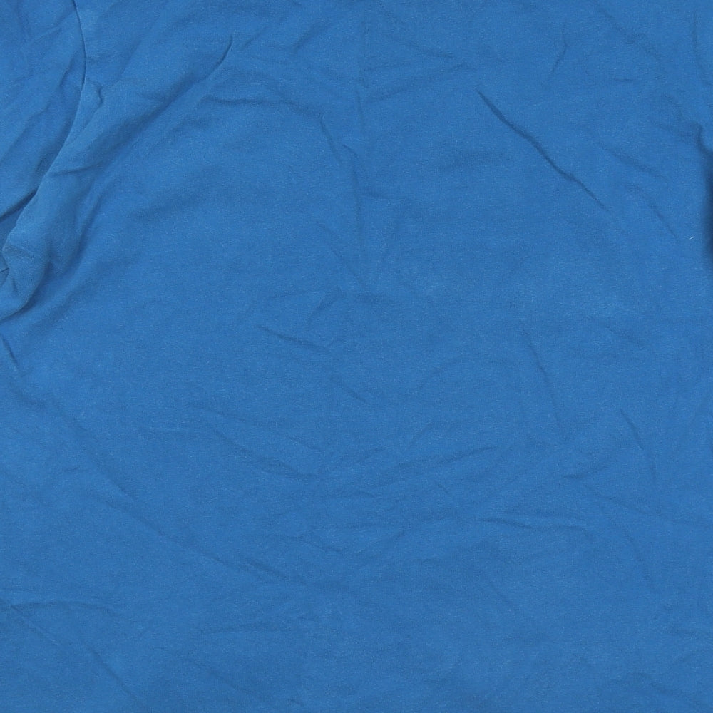 Berghaus Mens Blue Cotton T-Shirt Size L Round Neck