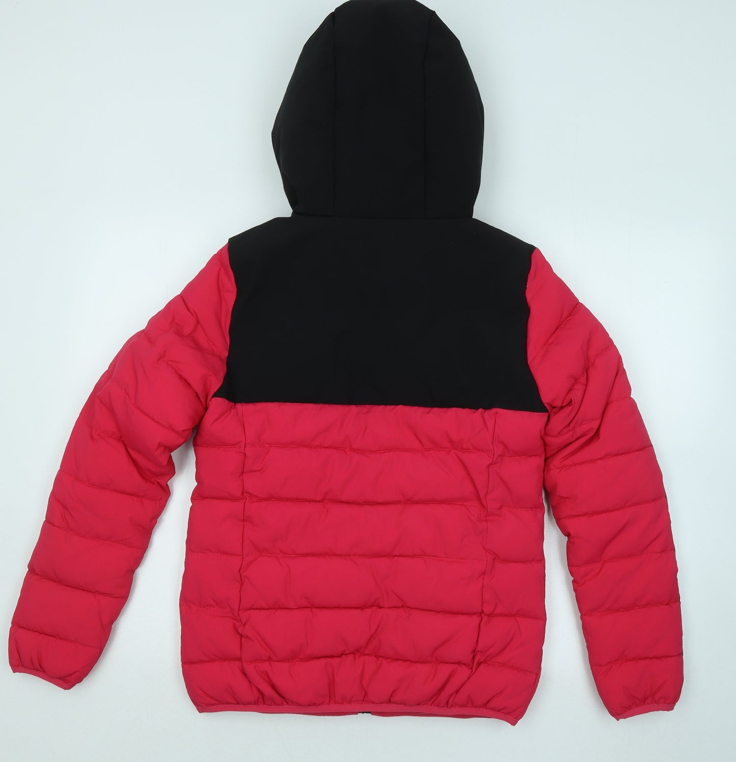 Champion Womens Pink Puffer Jacket Coat Size XS Zip