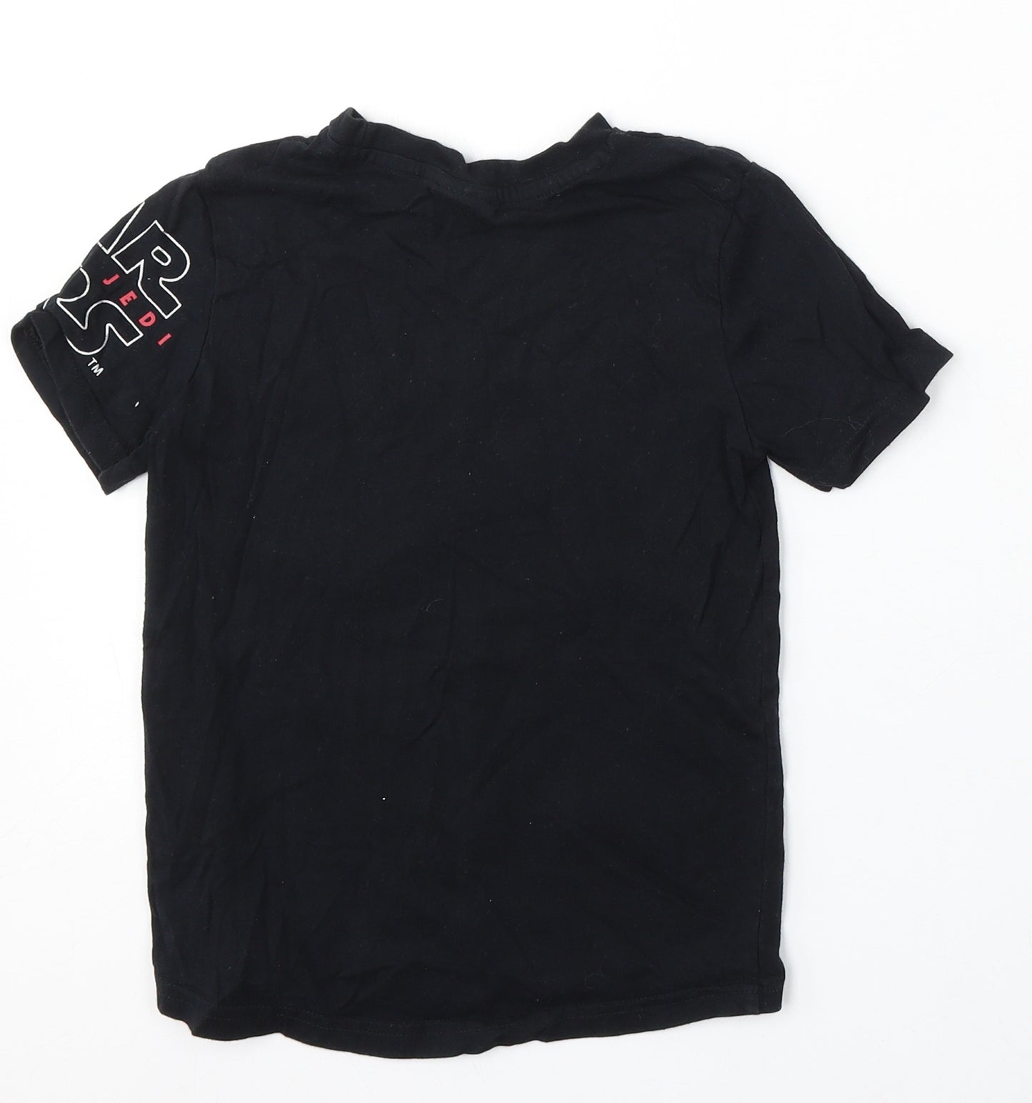 Star Wars Boys Black Cotton Basic T-Shirt Size 5-6 Years Round Neck - Star Wars