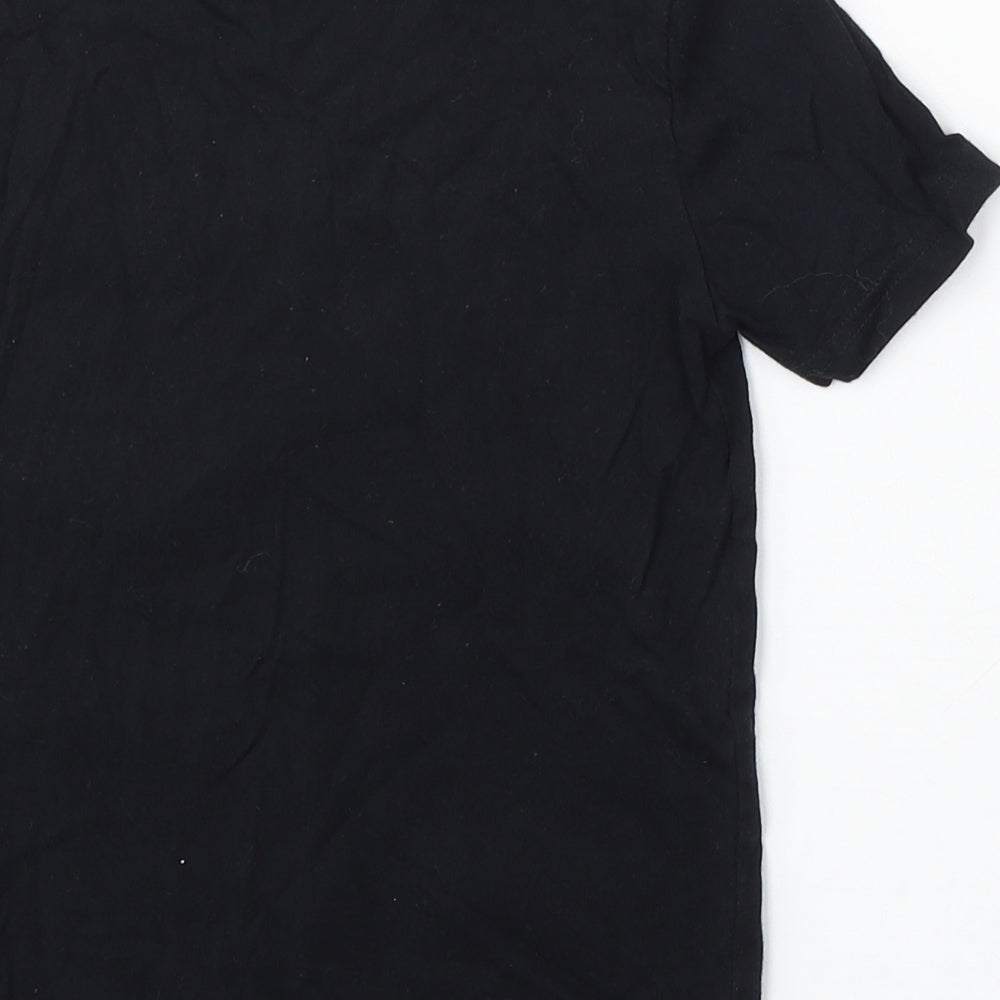Star Wars Boys Black Cotton Basic T-Shirt Size 5-6 Years Round Neck - Star Wars