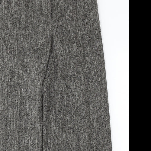 Atmosphere Womens Grey Polyester Trousers Size 12 L30 in Regular Button