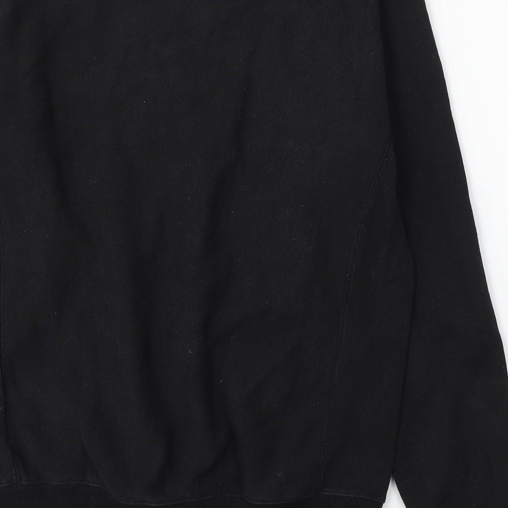 Champion Mens Black Cotton Pullover Sweatshirt Size S