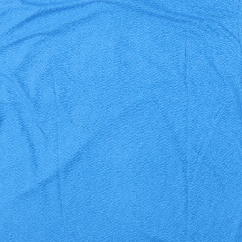 Moda Impression Mens Blue Cotton Polo Size 3XL Collared Button