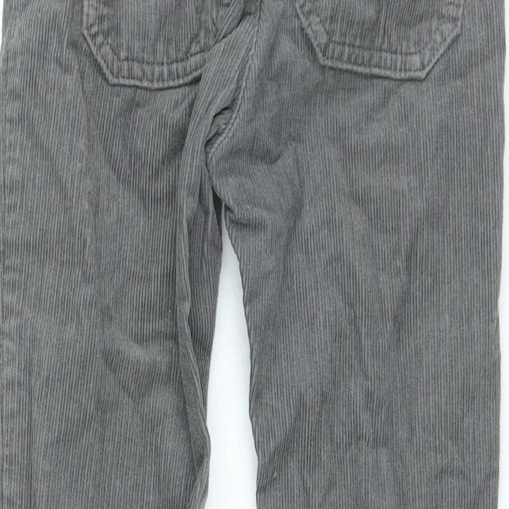 TU Boys Grey Cotton Jogger Trousers Size 5-6 Years Regular Drawstring