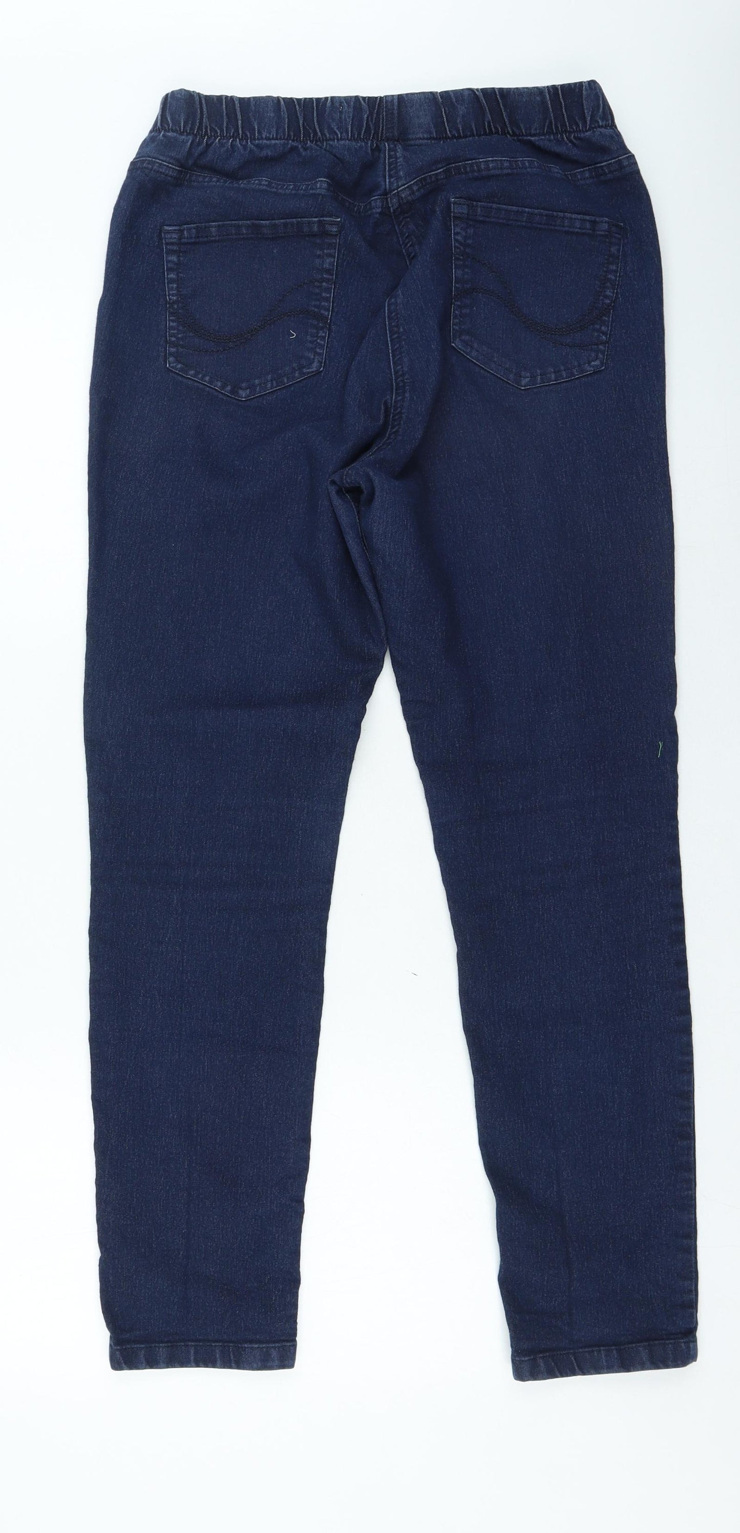 TU Womens Blue Cotton Jegging Jeans Size 16 L26 in Regular