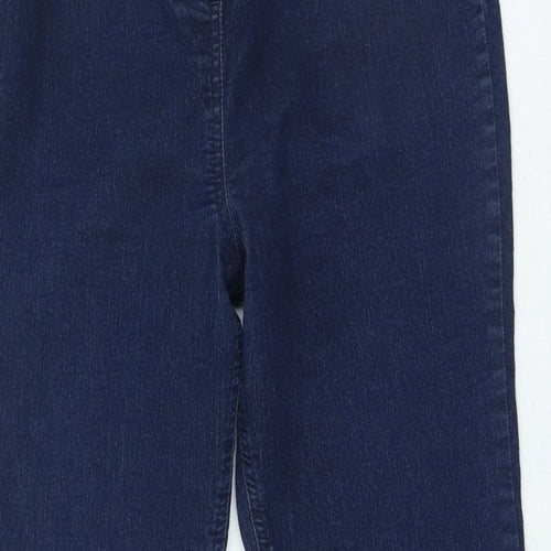TU Womens Blue Cotton Jegging Jeans Size 16 L26 in Regular