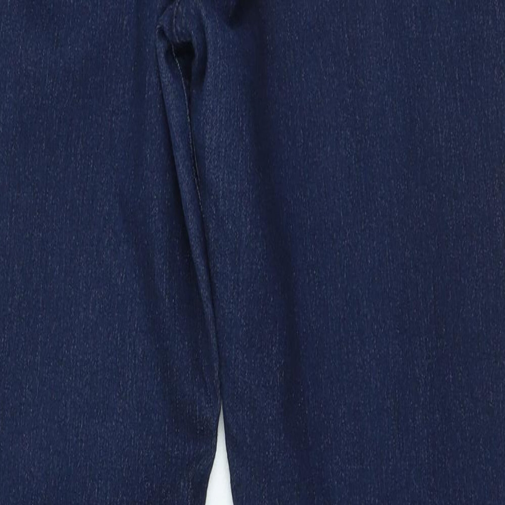 TU Womens Blue Cotton Jegging Jeans Size 16 L26 in Regular