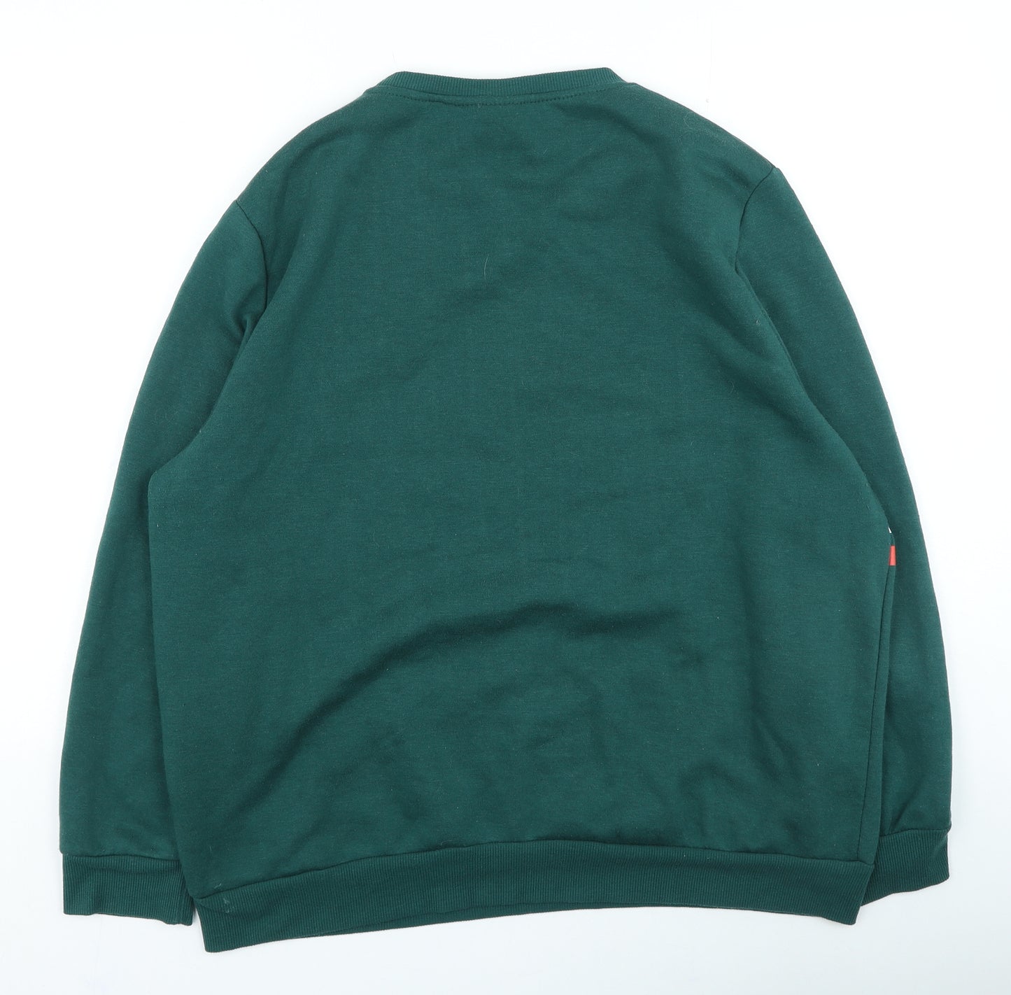 Primark Mens Green Cotton Pullover Sweatshirt Size XL - Mickey Mouse