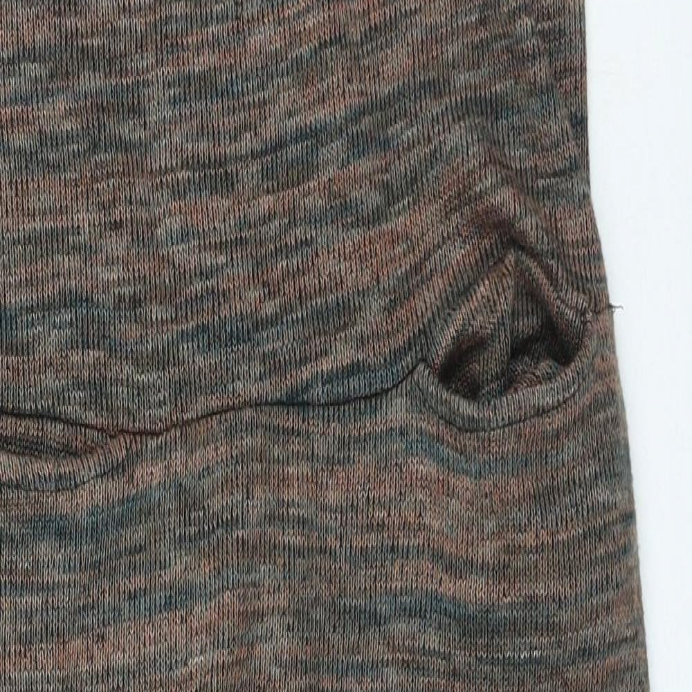 ASOS Womens Multicoloured Striped Polyester Jumpsuit One-Piece Size 6 L21 in Pullover