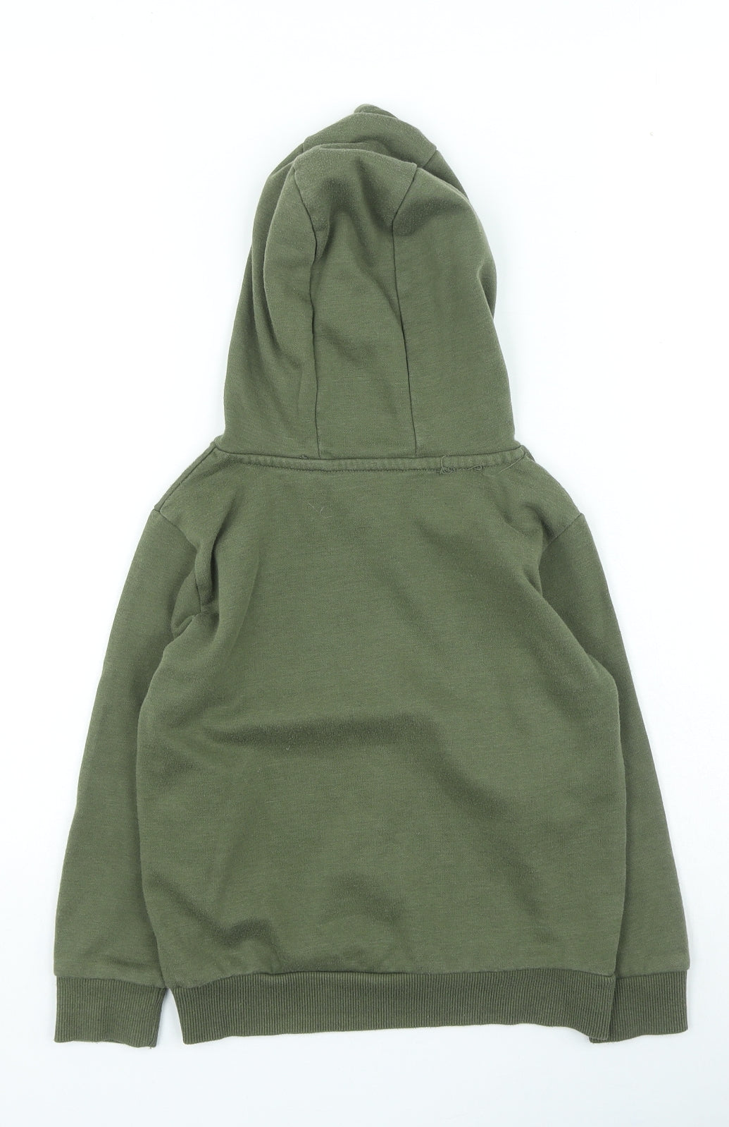 Dunnes Stores Boys Green Cotton Pullover Hoodie Size 6-7 Years Pullover - Dinosaur