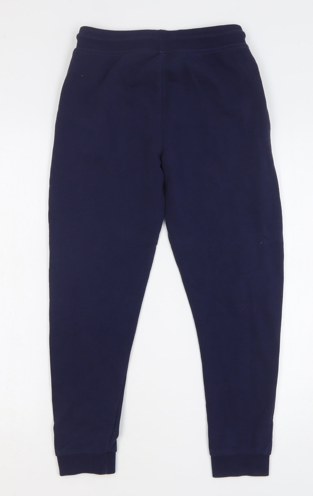 George Boys Blue Cotton Sweatpants Trousers Size 11-12 Years Regular Drawstring