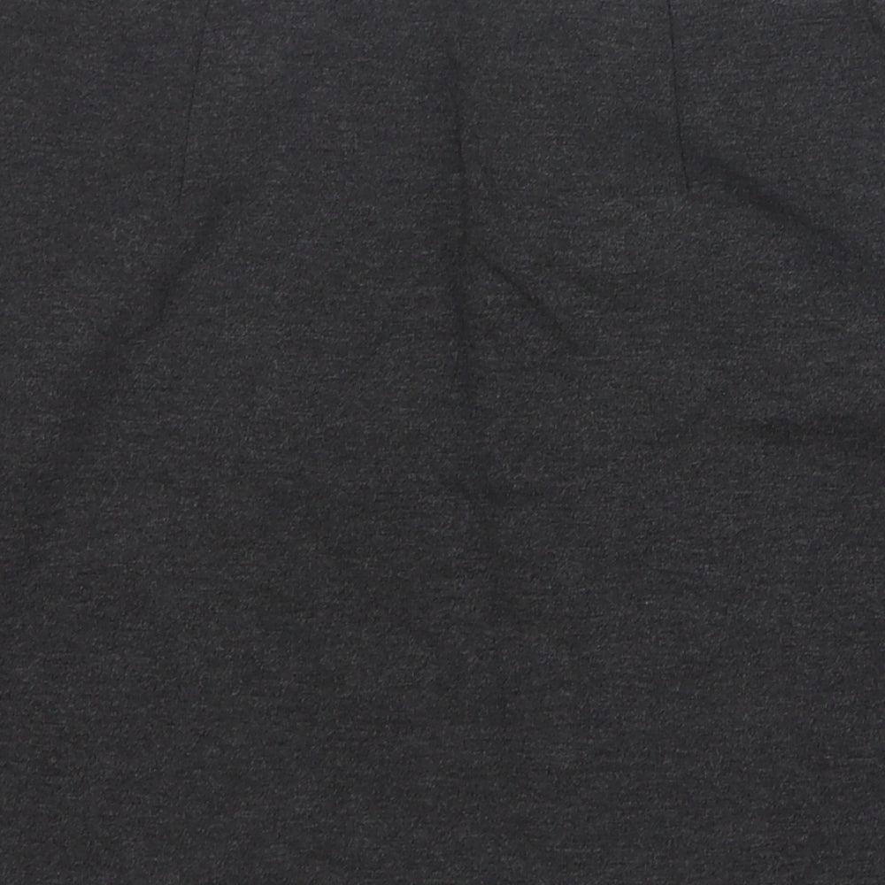 Marks and Spencer Womens Grey Viscose Mini Skirt Size 8