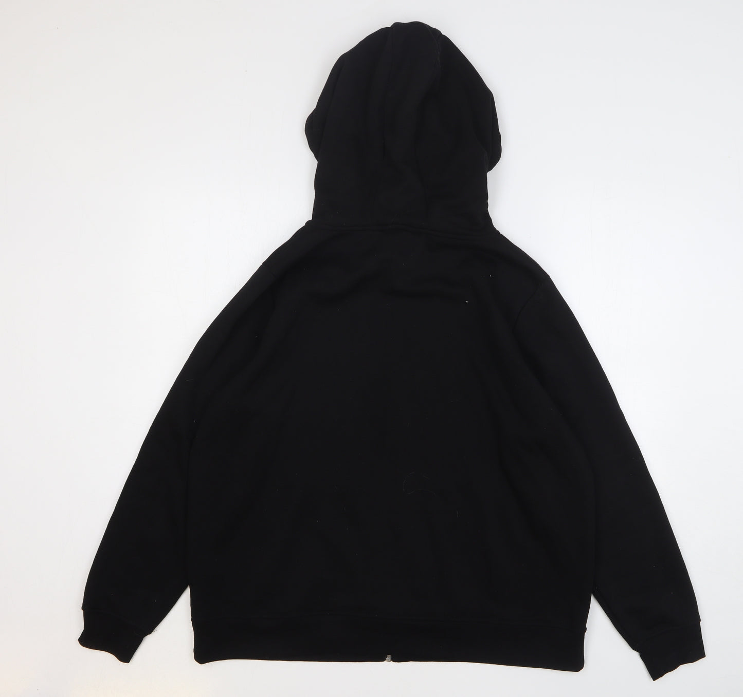 Primark Womens Black Polyester Full Zip Hoodie Size 18 Zip