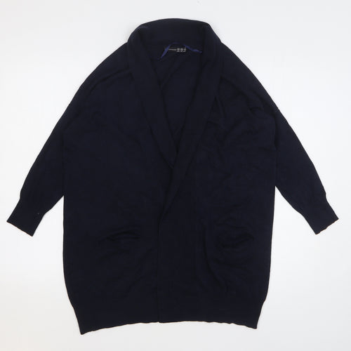 Atmosphere Womens Blue V-Neck Viscose Cardigan Jumper Size 10