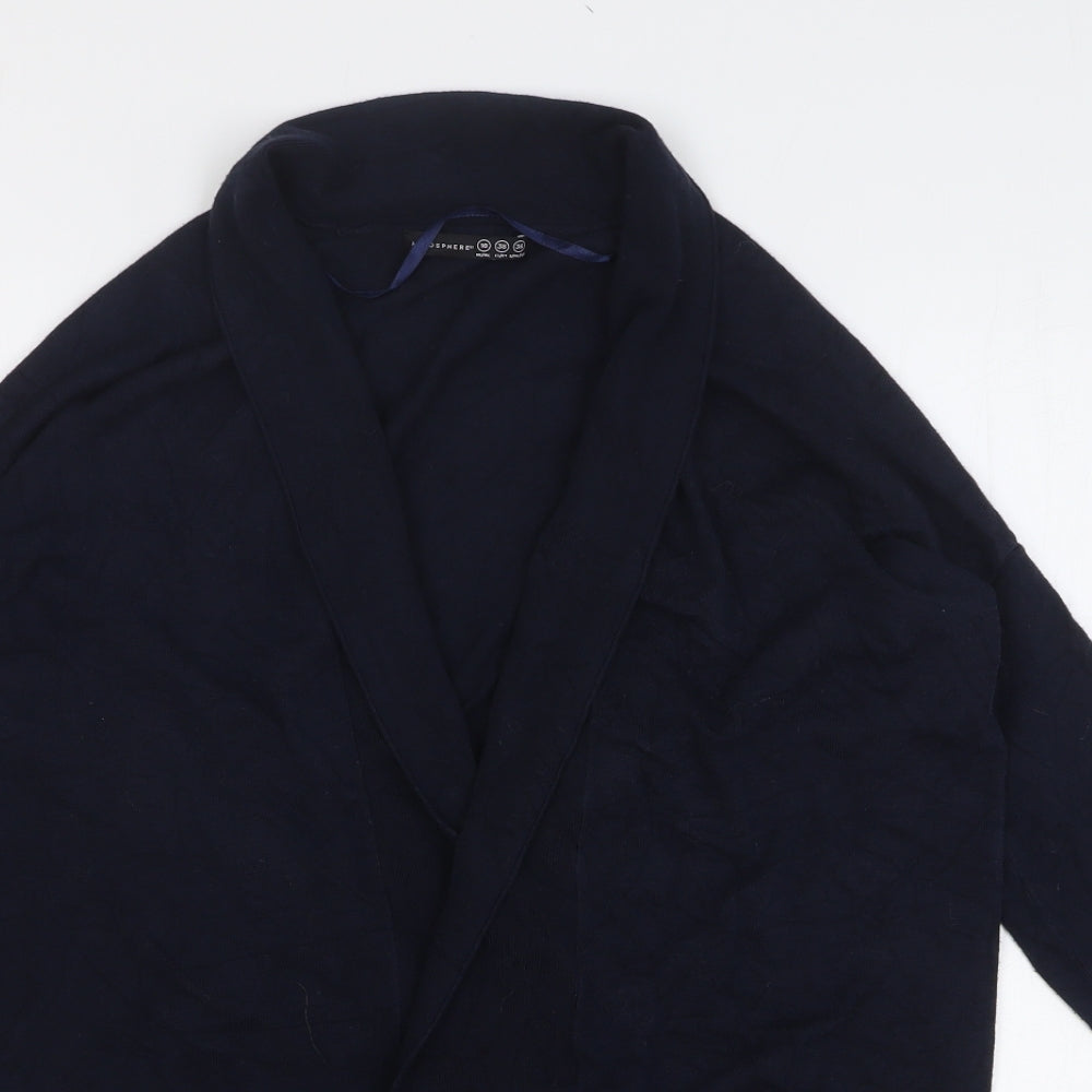 Atmosphere Womens Blue V-Neck Viscose Cardigan Jumper Size 10