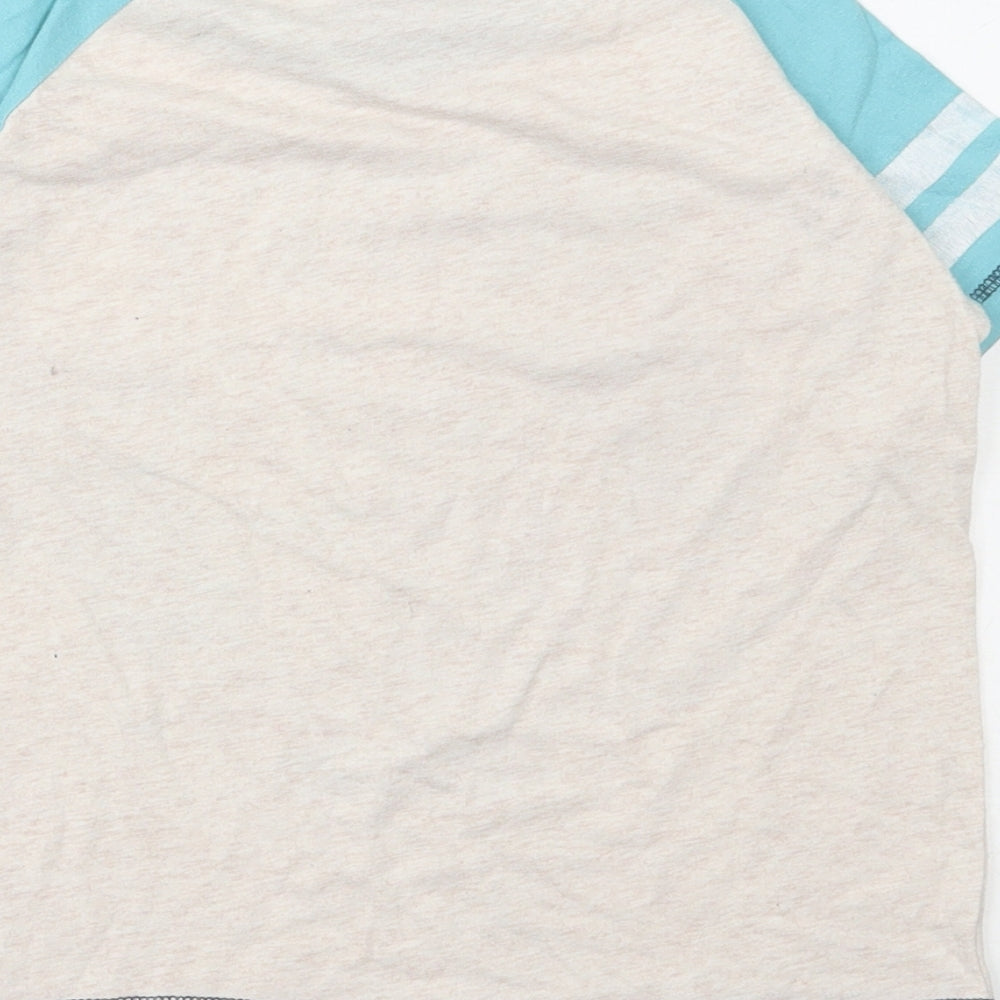 Disney Boys Multicoloured Cotton Basic T-Shirt Size 6-7 Years Round Neck Pullover - Disney Planes