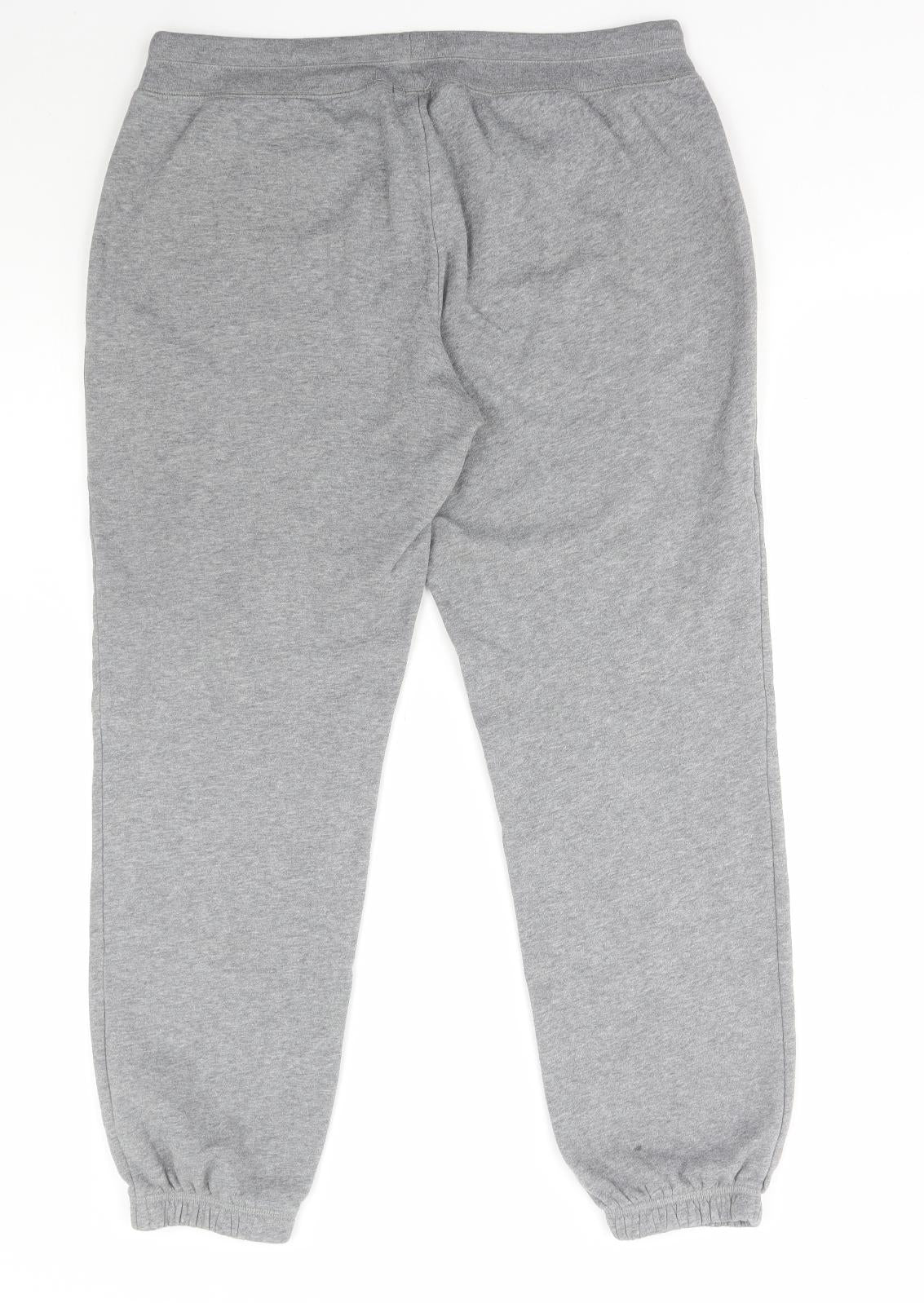 Gap Womens Grey Polyester Jogger Trousers Size L L28 in Regular Drawstring