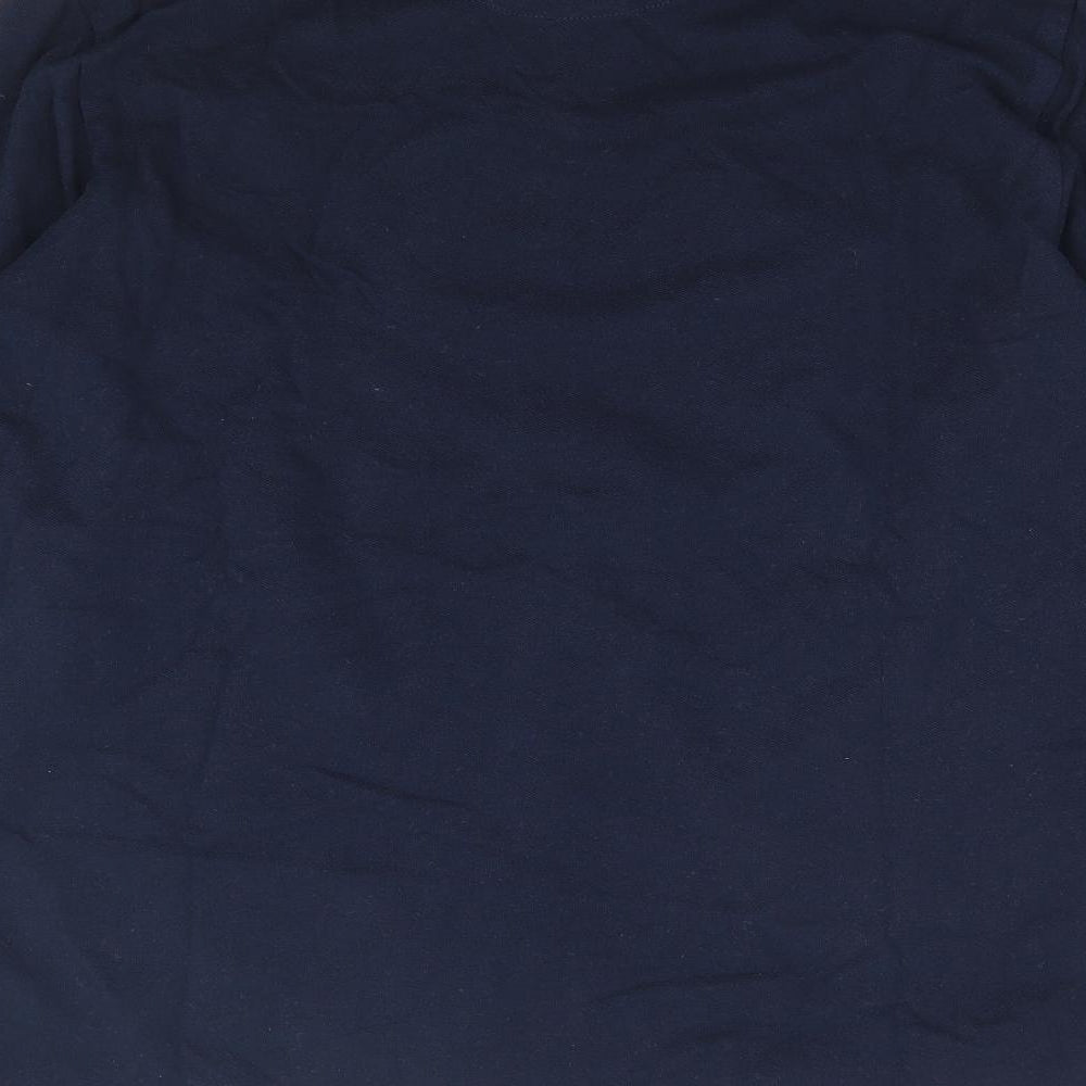 Lyle & Scott Boys Blue 100% Cotton Jersey Polo Size 14-15 Years Collared Button