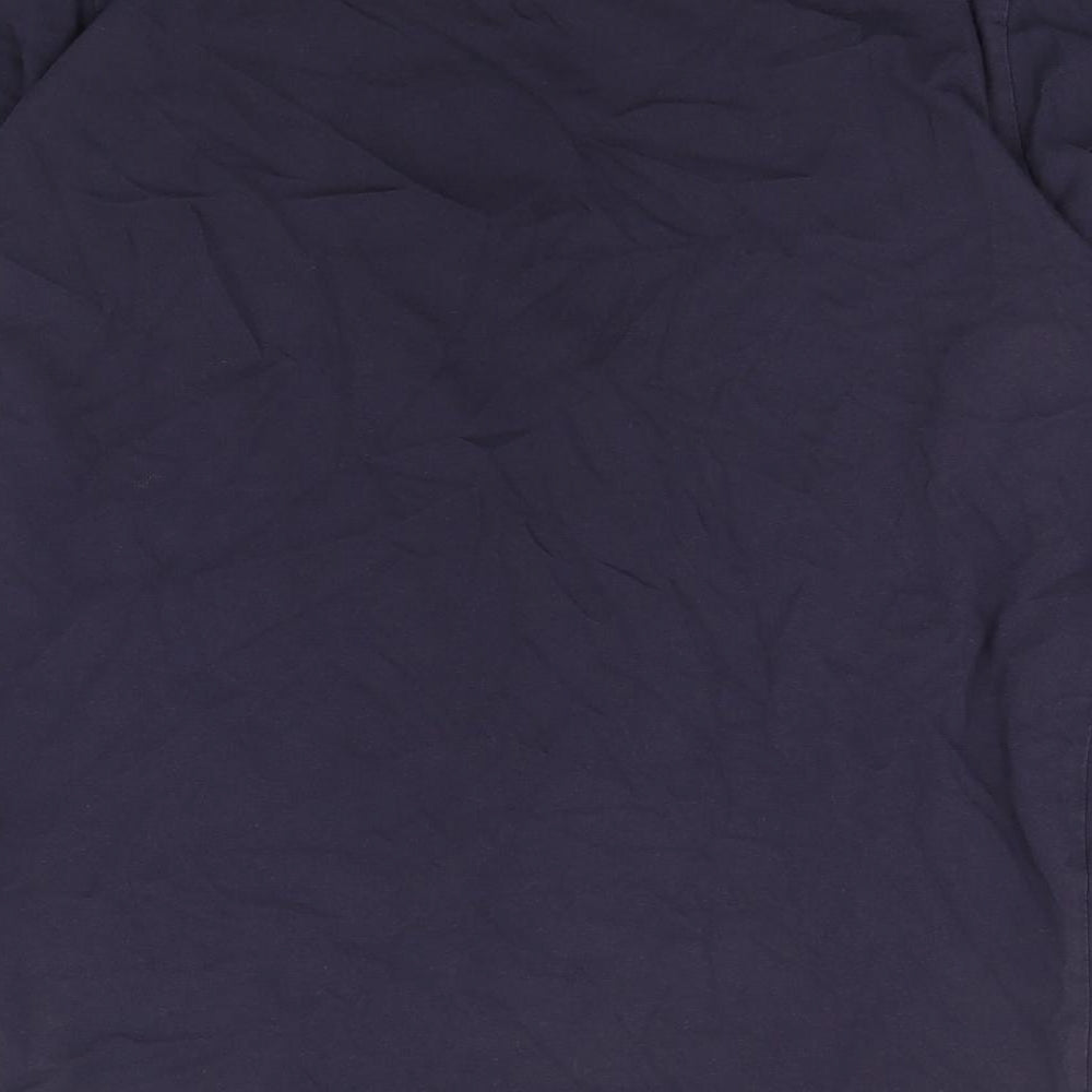 Ralph Lauren Mens Blue Cotton T-Shirt Size M Round Neck