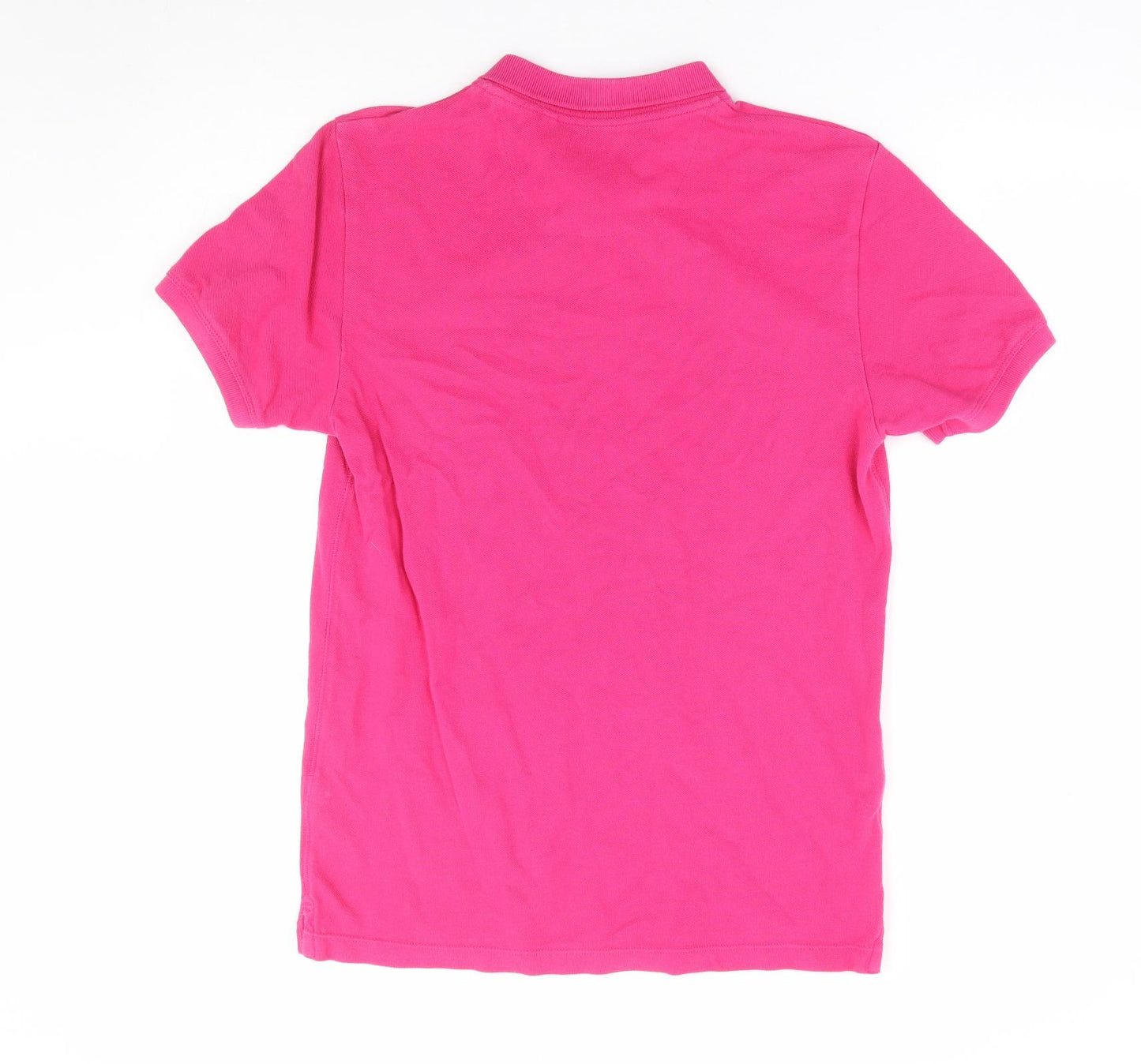 NEXT Womens Pink 100% Cotton Basic Polo Size S Collared - Crown