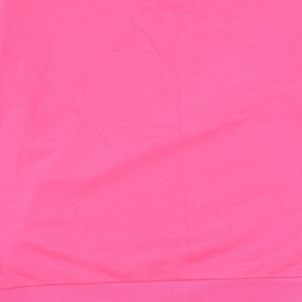 George Womens Pink Cotton Pullover Sweatshirt Size 16 Pullover - Mean Girls Slogan