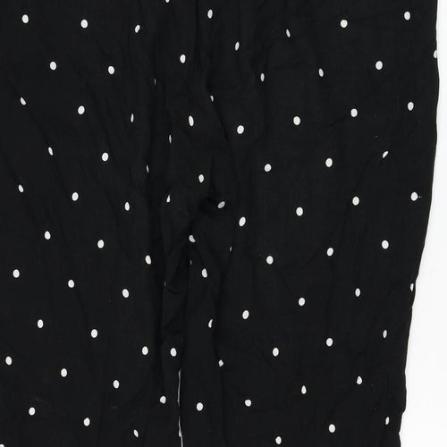 G:21 Womens Black Polka Dot Polyester Trousers Size 34 in L26 in Regular
