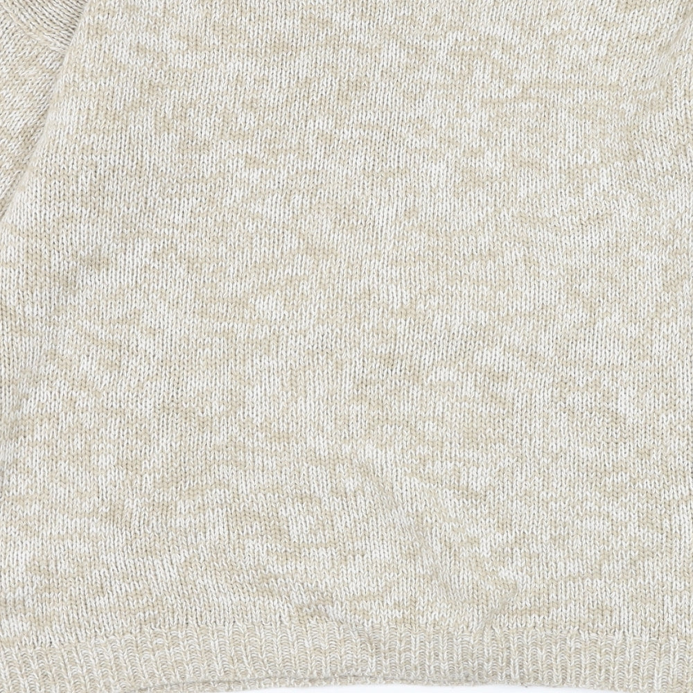 Atmosphere Womens Beige Round Neck Acrylic Pullover Jumper Size 16 - Cat