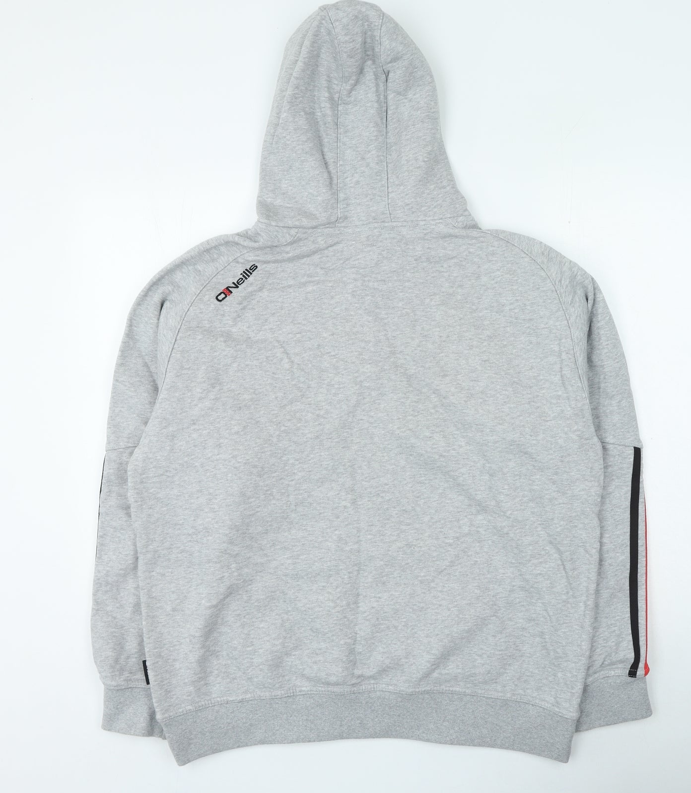 Oneils Mens Grey Cotton Pullover Hoodie Size L
