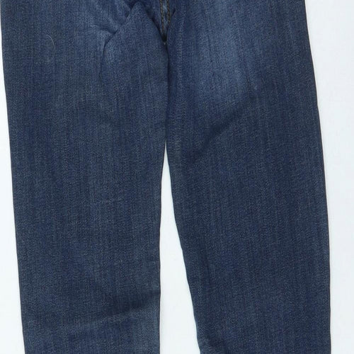 H&M Womens Blue Cotton Skinny Jeans Size 27 in L27.5 in Regular Zip