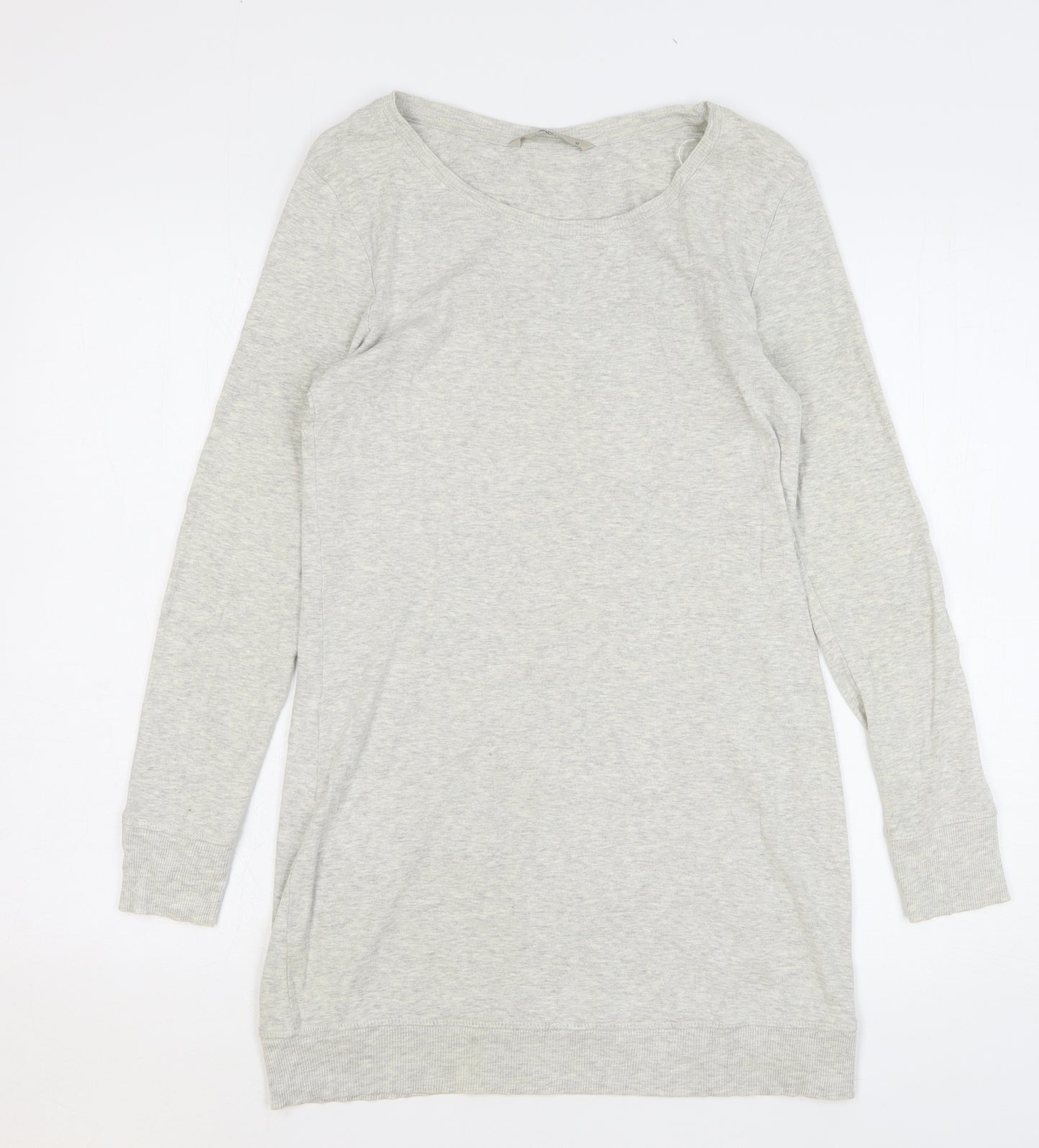 TU Womens Grey Cotton Pullover Sweatshirt Size 10 Pullover