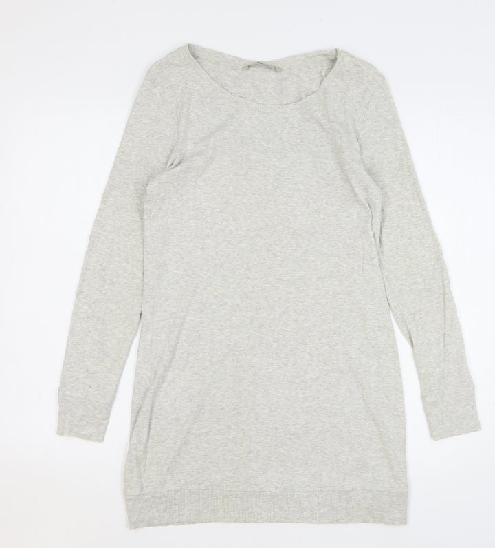 TU Womens Grey Cotton Pullover Sweatshirt Size 10 Pullover