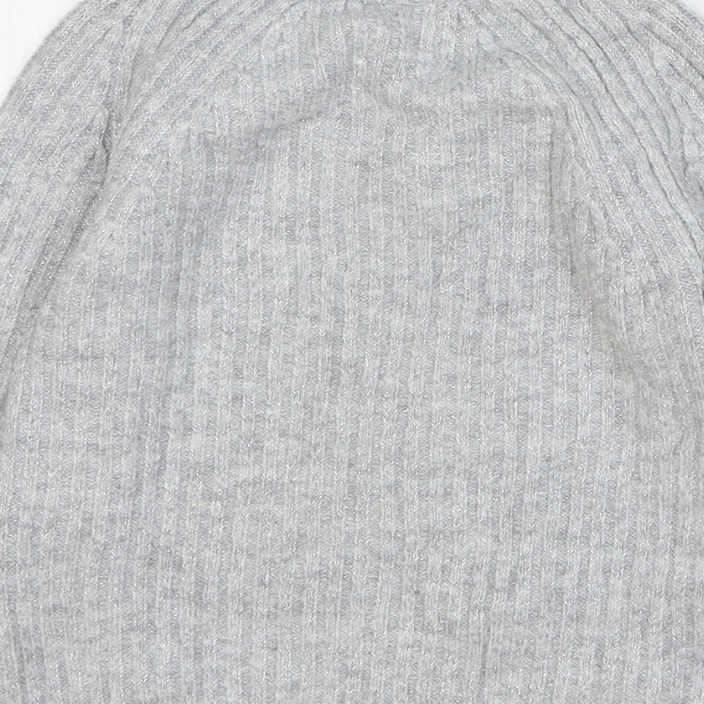 Matalan Girls Grey Round Neck Acrylic Pullover Jumper Size 8 Years Pullover