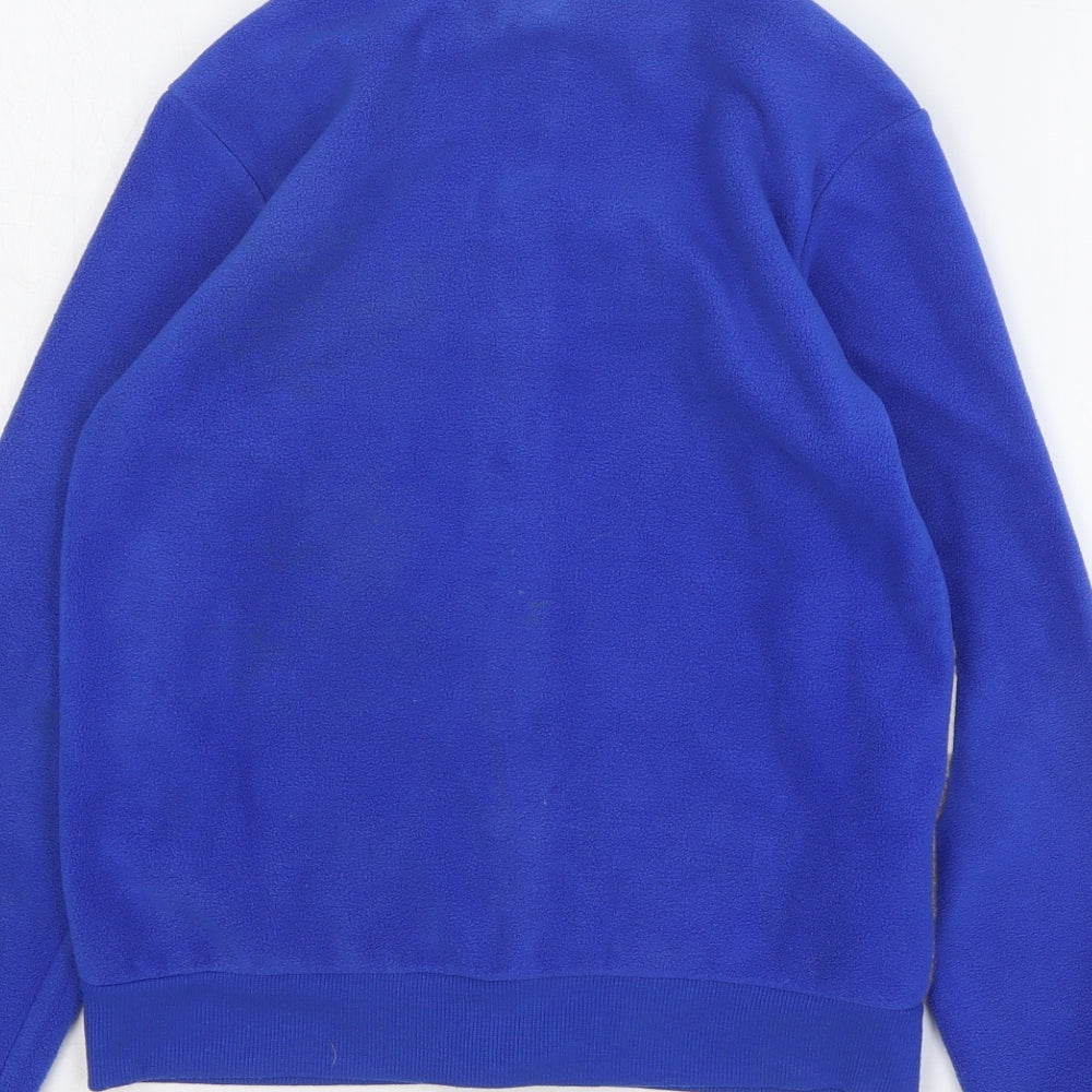 Minions Boys Blue Polyester Full Zip Sweatshirt Size 9-10 Years Zip - Minions