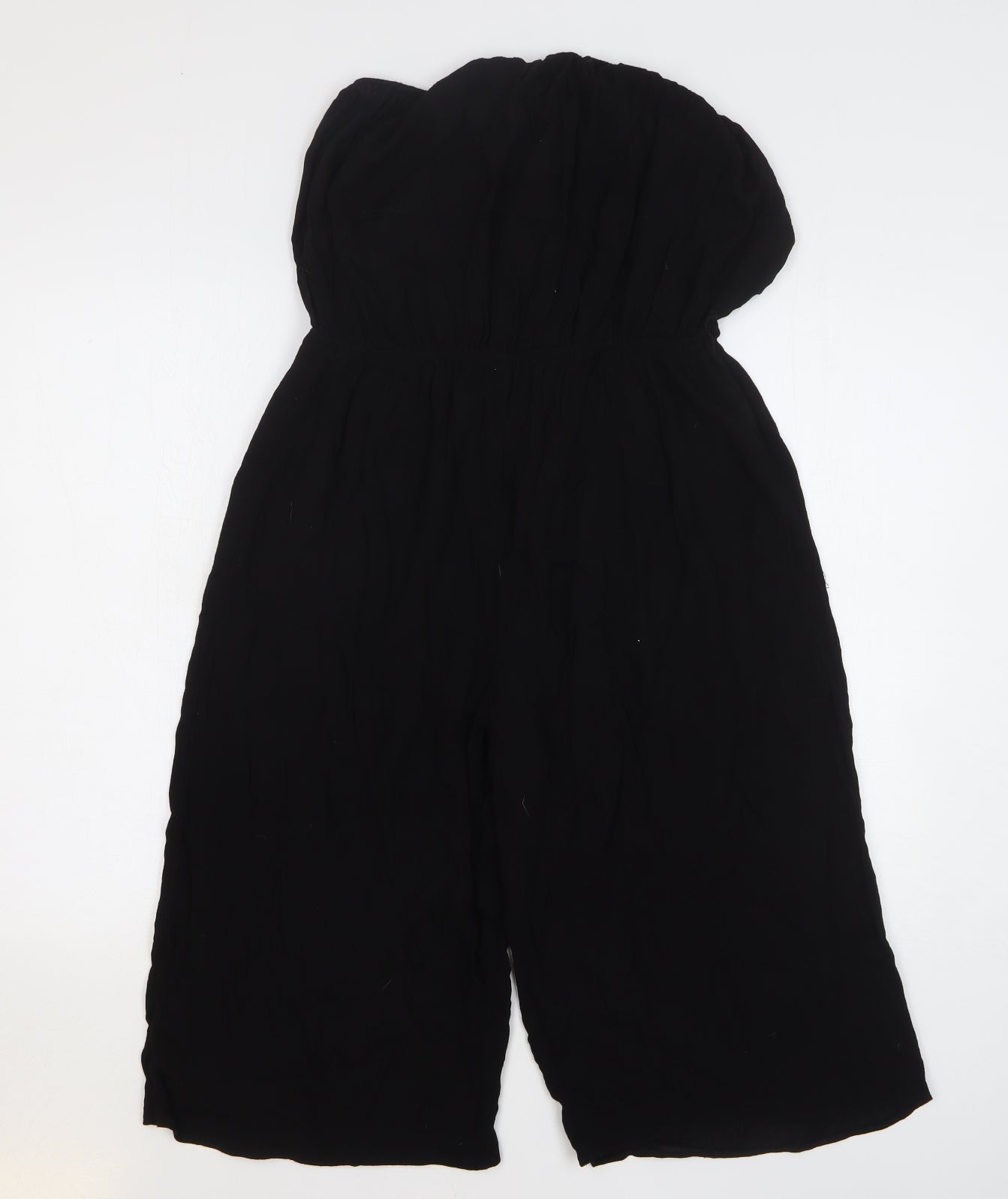 New Look Womens Black Polyester Jumpsuit One-Piece Size 14 L16 in Pullover