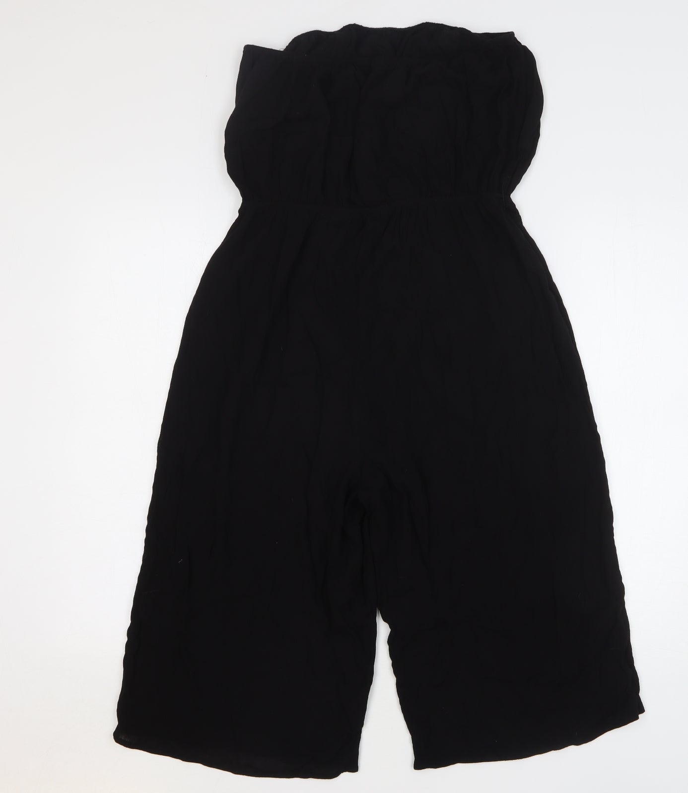 New Look Womens Black Polyester Jumpsuit One-Piece Size 14 L16 in Pullover