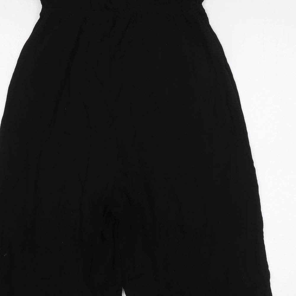 New Look Womens Black Polyester Jumpsuit One-Piece Size 14 L16 in Pullover