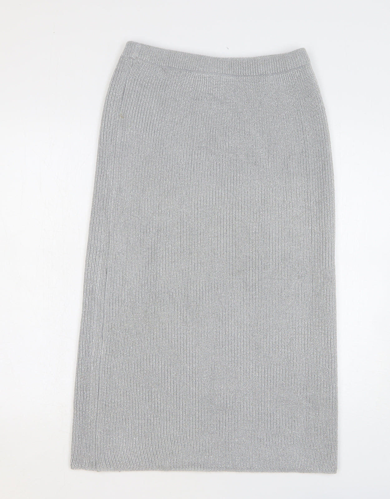 Together Womens Silver Acrylic Straight & Pencil Skirt Size 10