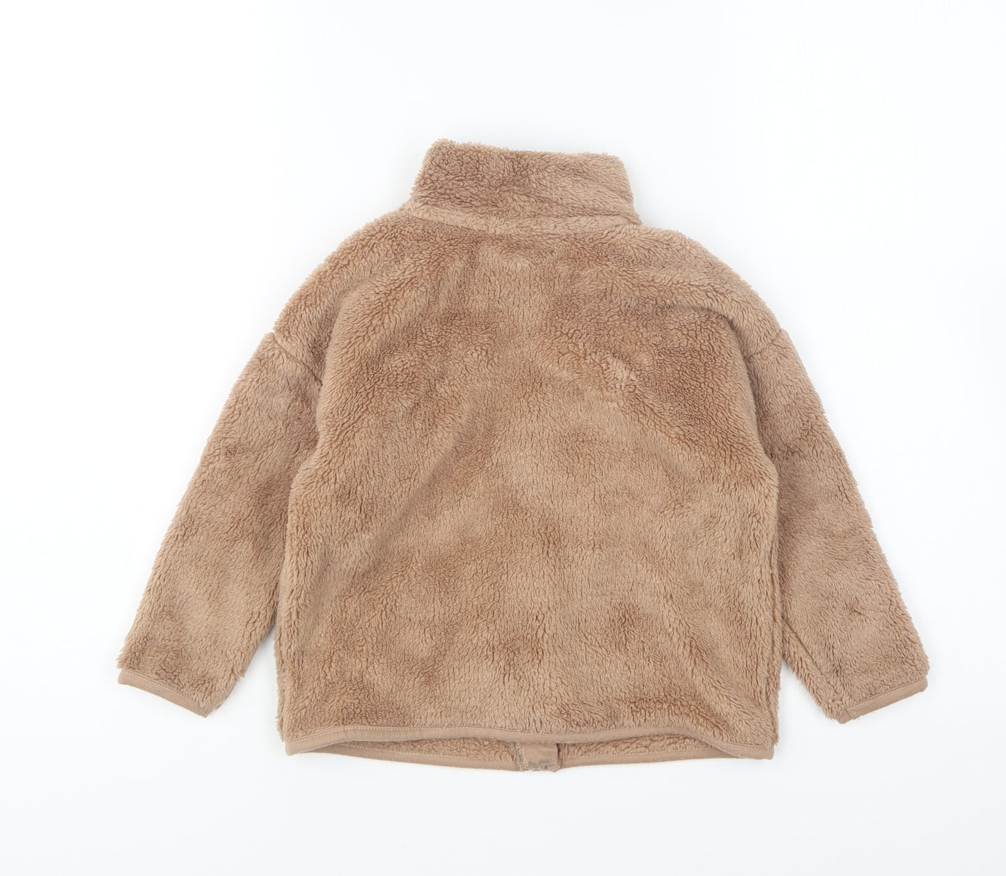 George Boys Brown Jacket Size 2-3 Years Zip - Mickey Mouse