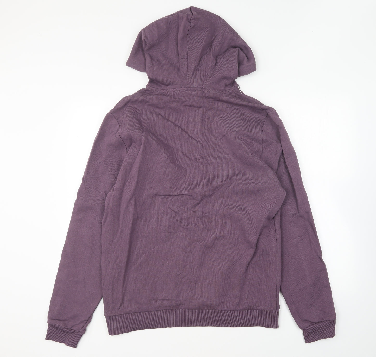ASOS Womens Purple Cotton Pullover Hoodie Size L Pullover
